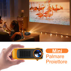 Full HD Videoproiettore Portatile LED Mini 1080P Projector USB HDMI Home Cinema