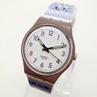 2009 Purple Swatch Watch, White Dial Pegasus Mythical Horse Archery Swatch Watch