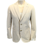 LBM 1911 Men s Flat Cotton Regular Fit Blazer, Sand Beige