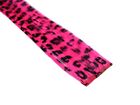Clip-In 12" Hair Extensions Neon Pink Leopard Print Emo Scene Extension Rave