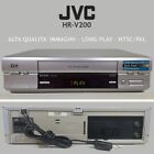 🚨VIDEOREGISTRATORE VHS JVC HR-V200 LETTORE VCR CASSETTE VINTAGE FUNZIONANTE