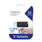 Lotto n.5 Chiavette USB 2.0 32GB Verbatim Pen Drive PinStripe Memoria