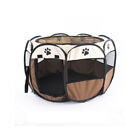 Recinto per Cani da Interno Box per Animali Cuccioli Gatti Pieghevole 115x61cm