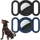 Airtag Collare per Cani, Custodia in Silicone per GPS Tracking Finder, Custodia