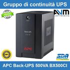 Gruppo di continuità APC Back-UPS 500 con batteria NUOVA 12V 9A BX500CI 500VA