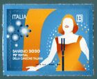 ITALIA 2020 SINGOLO DA FOGLIETTO "SANREMO 2020" 70° FESTIVAL DELLA CANZONE ITAL.
