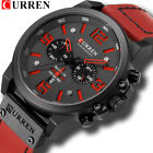 CURREN Men Watch Top Brand Men Military Sport Wristwatch Leather Quartz Watches