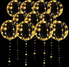 LED-Luftballons, 10 Stück, leuchtende Helium Luftballons, klare 19,81cm x 50,8 c