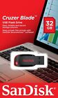PENDRIVE USB 2.0 Sandisk 16 GB 32 GB 64 GB Chiavetta CRUZER BLADE Memoria Flash