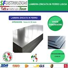 LAMIERA ZINCATA IN FERRO LISCIA DIVERSE DIMENSIONI,SPESSORI, 0,5-1-1.5-2-3 mm
