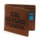 BAD MOTHER FU*KER Real Leather Wallet, Embroidered - Bad Wallets ® Licensed