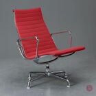 Vitra Eames Aluminium chair EA 115 Lounge Sessel Bürostuhl Rot Himbeer Hopsak