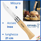 coltello coltellino opinel 9 inox multiuso pieghevole tascabile da caccia funghi
