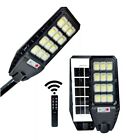 Faro lampione stradale pannello solare con sensore telecomando 144 led 200W 525