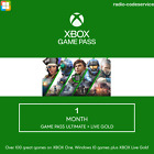 XBOX Game Pass Ultimate + XBOX LIVE GOLD – 1 Monat  - Digitaler Code -Sofort EU!
