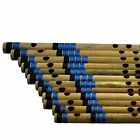 Beautiful Bamboo Flute Wooden Handmade Indian Bansuri Woodwind Musical Set Of 13