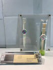 SWATCH SET SPECIAL WHITE HORSES BOX + VARIANTE WHITE HORSES DUMMY IN DISPLAY