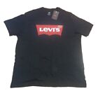 Levi Men s Graphic T-Shirt Set-in Neck T-ShirtTee Black XL