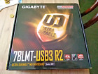 scheda madre Gigabyte 78LMT-USB3 R2 AMD3, CPU AMD, VENTOLA E 16 GB DI RAM