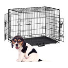 Gabbia cani pieghevole box kennel rigido trasportino auto acciaio interno casa