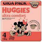 Huggies Ultra Comfort Giga Pack Taglia 4 150 Pannolini Mickey e Minnie