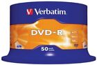 50 DVD -R VERBATIM vergini 16X Advanced stampabili 4.7 GB
