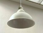 Shabby Chic Pendant Light with Shade in Ivory