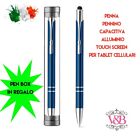 Penna Pennino Capacitiva Touch Screen per Tablet Cellulare refil blu