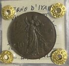 HN Regno d Italia Vittorio Emanuele III 1911 Cent. 10 Cu SPL-FDC GIG#227  q802