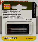 PROXXON - HSS PUNTE ELICOIDALI 0,5 mm   3 PEZZI    ART. 28864