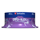 Verbatim DVD+R Dual Layer STAMPABILI 8X DL 8,5GB cake Vergini Vuoti 43667
