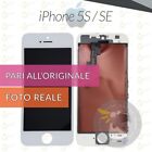 DISPLAY TIANMA APPLE IPHONE 5S / SE 2016 BIANCO SCHERMO VETRO LCD TOUCH SCREEN