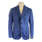 LBM 1911 Men s Lightweight Cotton Regular Fit Blazer, Blue Taupe