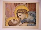 Antique Print Metropolitan Head of Madonna from Lamentation over body of Christ
