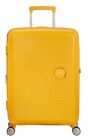 American Tourister Soundbox Spinner 67 / 24 TSA EXP Trolley Golden Yellow Neu