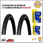 2 Copertoni Mtb 29 Michelin Country Grip 29x2.10 Bici Pneumatici Gomme Rigido