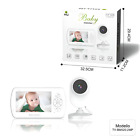 Baby Monitor Wireless No Wifi Video e Audio Schermo LCD Visione Notturna VOX