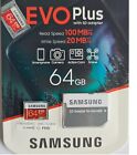 NEW Samsung plus 64GB micro SD SDXC Class 10 memory card with Adp 2020 FHD
