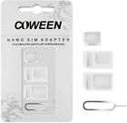 Noosy SIM Card Cutter in acciaio inox set Adattatore Nano Micro iPhone Android