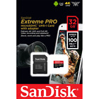 MICRO SD 32 GB SANDISK EXTREME PRO CLASSE A2 V30 MEMORY CARD SCHEDA MEMORIA 32GB
