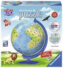 Ravensburger - 12339 - Puzzle 3D, Mappamondo XXL, 180 Pezzi (Versione Francese)