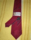 cravatta seta MASSIMO DE SOMENZI made in Italy rossa righe fashion moda vintage