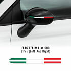 Stripes Strisce Adesive Tricolore Italia per Specchietti Fiat 500