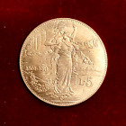 3576 Riproduzione Moneta da 5 Lire Unità d Italia 1911 - Vittorio Emanuele III°