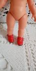 Scarpine rosse in similpelle per bambole tipo mini Furga L o Eva