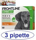 Frontline Combo antiparassitario cane di 2-10Kg 1- 2- 3- 6- 9- 12 pipette NEW