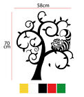 wall stickers albero Alice Stregatto Adesivo da muro disponibili vari colori