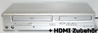 moderner kompakter VHS Videorecorder inkl DVD Player+HDMI Konverter 1 J.Garantie