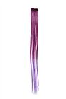 1 Clip-In Extension Ciocca Capelli Lisci 45cm Ombreggiato Bicolore Viola