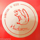 Adesivo sticker vintage HUDSON ABBIGLIAMENTO per lo sport campioni si diventa